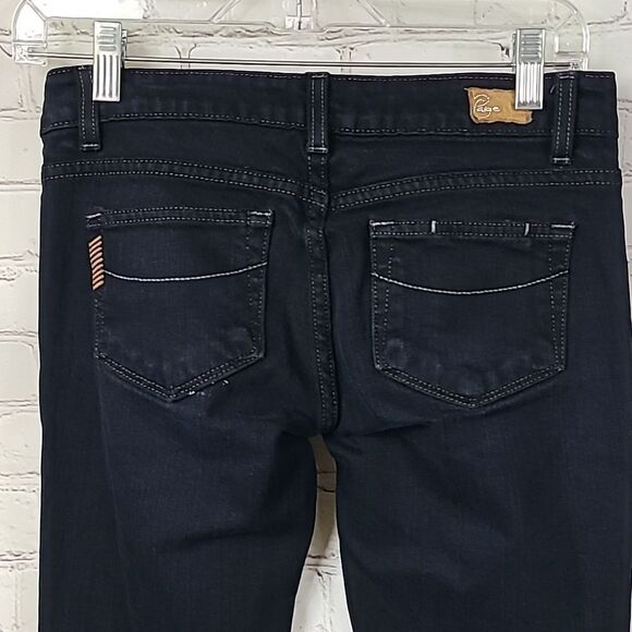 PAIGE | Straight Leg Jeans | Blue Heights | Size 25 | Black Premium Denim Luxury - Picture 4 of 9